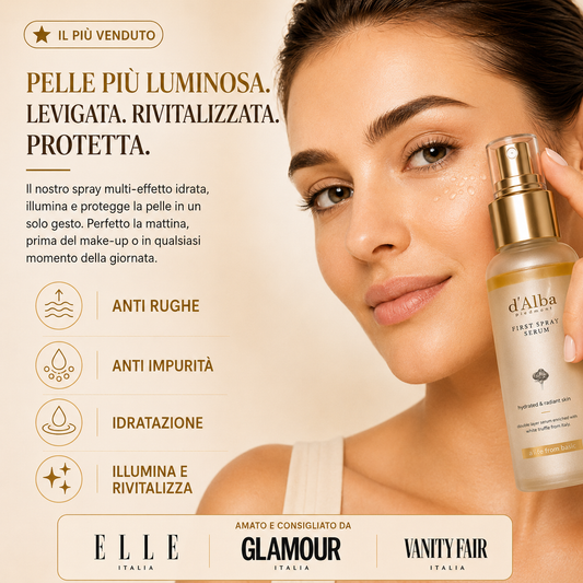 Bianco D'Alba® | Spray illuminante viso al tartufo bianco