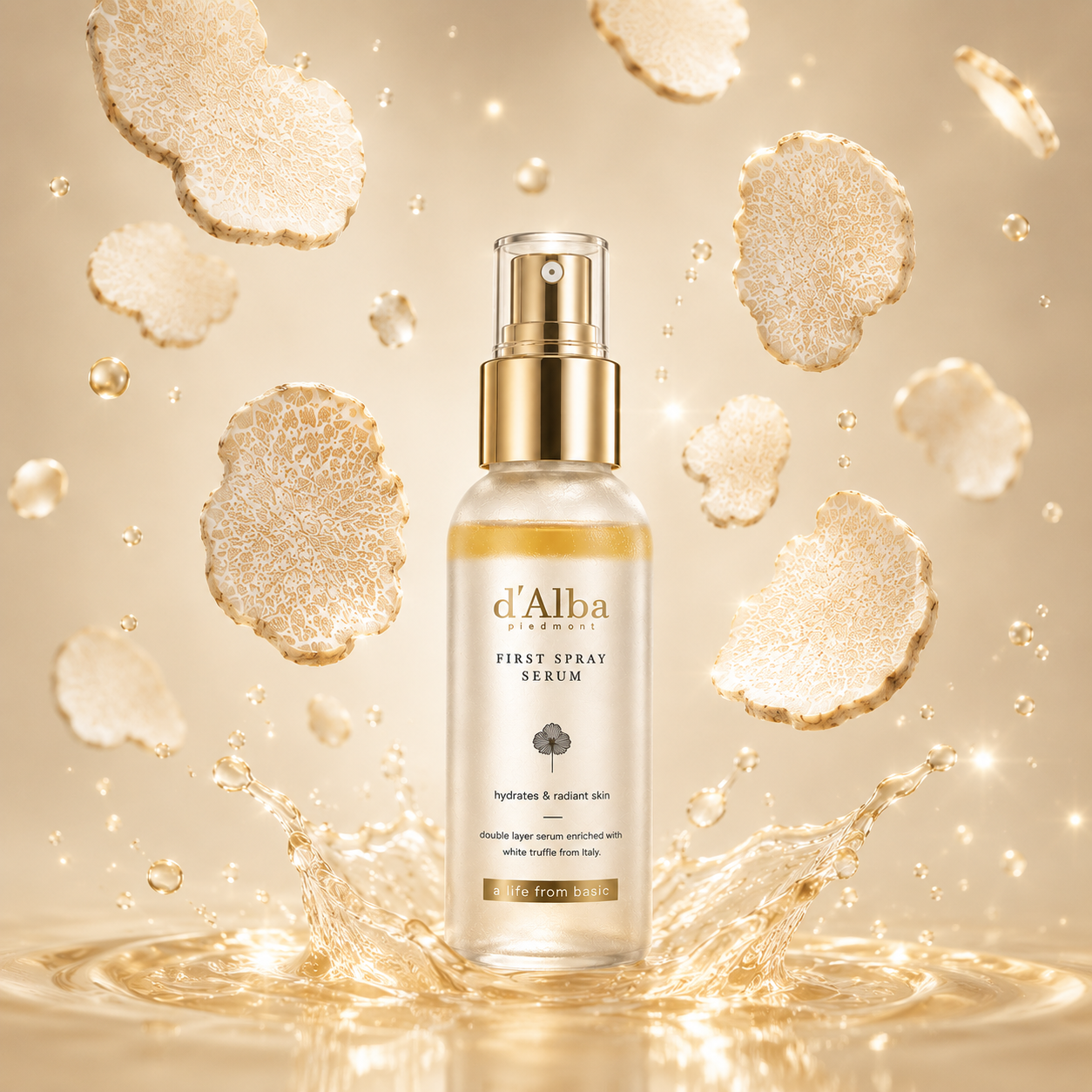 Bianco D'Alba® | Spray illuminante viso al tartufo bianco